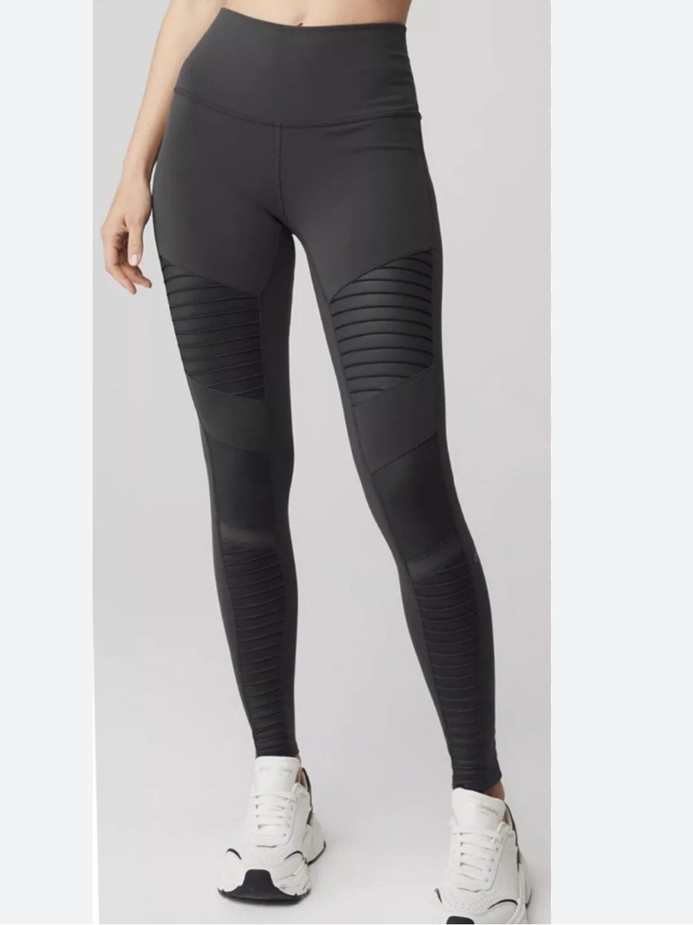 Alo Yoga Anthracite Moto Leggings
